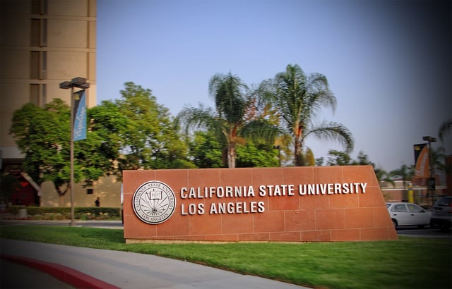 Entrance to the administration building.