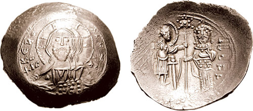 The brief first coinage of the Thessaloniki mint, opened by Alexios in September 1081, on his way to confront the invading Normans under Robert Guiscard