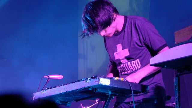 Jonny Greenwood has used a variety of instruments, such as this glockenspiel, in live concerts and recordings.