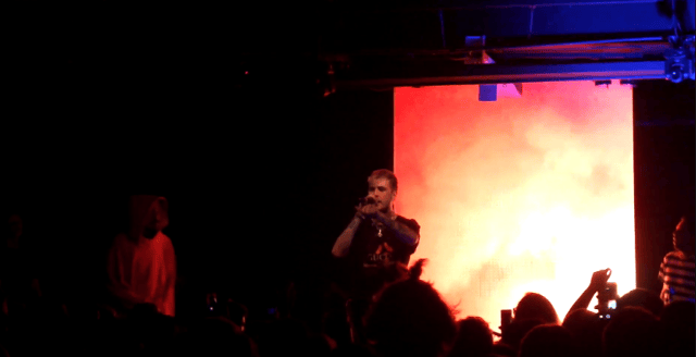 Lil Peep in Holland performing his unreleased song "Moving On" from his upcoming Goth Angel Sinner EP