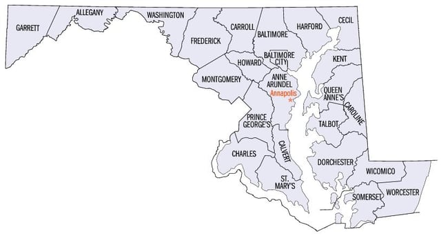 Maryland's counties