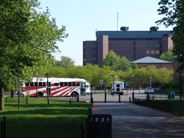 View toward the Chemistry Building on Stony Brook's West campus