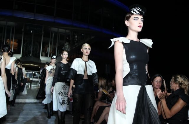 A fashion show at the Planetarium in 2013, as part of BAFWEEK.