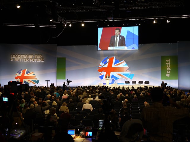 The National Conservative Convention is held during the Conservative Party Conference.
