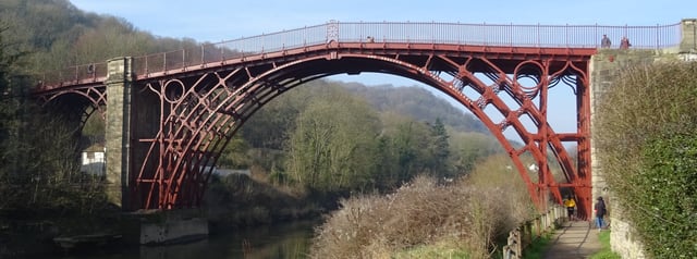The Iron Bridge at Ironbridge.