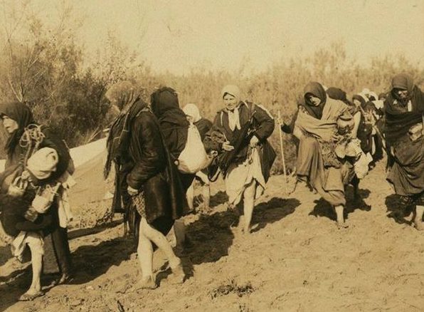 Jordanian Christian women on pilgrimage to Al-Maghtas, 28 November 1913.