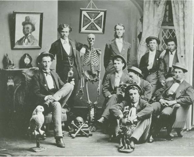 Members of Phi Kappa Sigma at Washington & Jefferson College in 1872