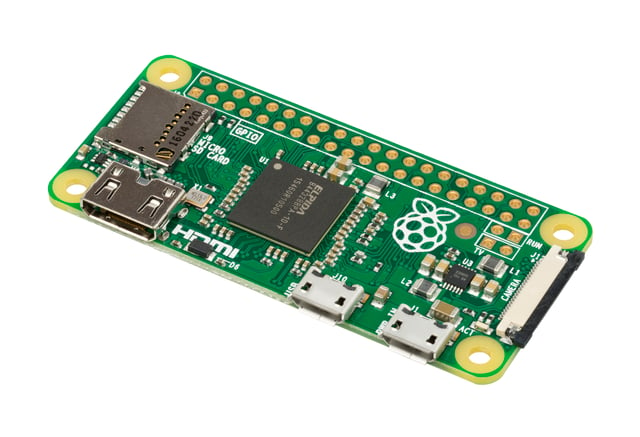 The Raspberry Pi Zero, a US$5 model first introduced in 2015