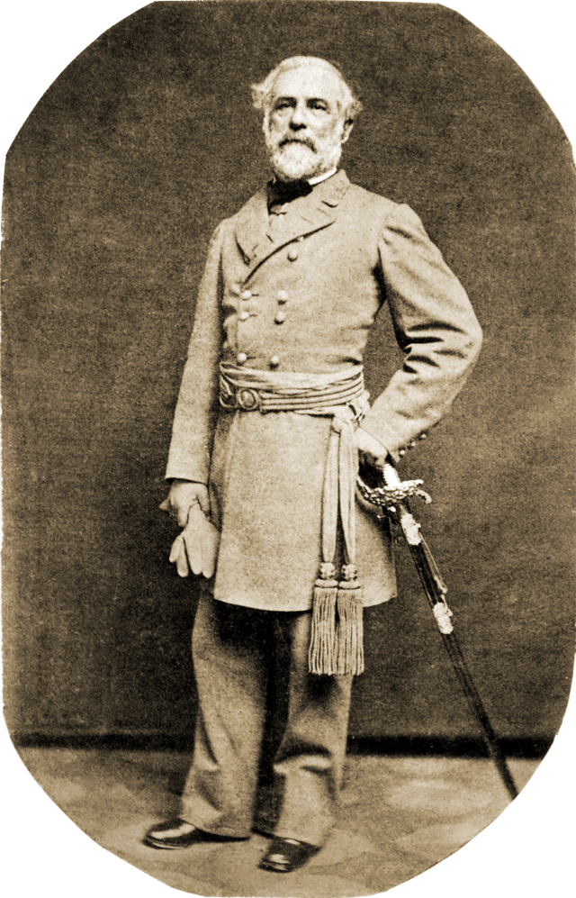 Lee in uniform, 1863