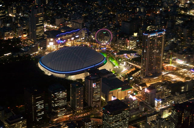 Tokyo Dome, the home stadium for the Yomiuri Giants