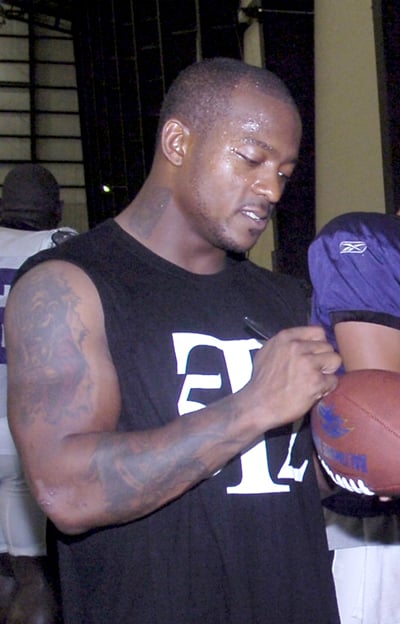 Willis McGahee played four seasons as a running back for the Ravens.