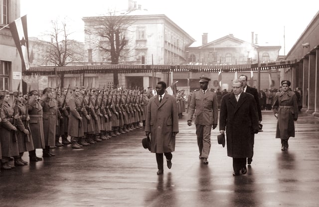 President Ahmed Sékou Touré was supported by the Communist bloc states and in 1961 visited Yugoslavia.