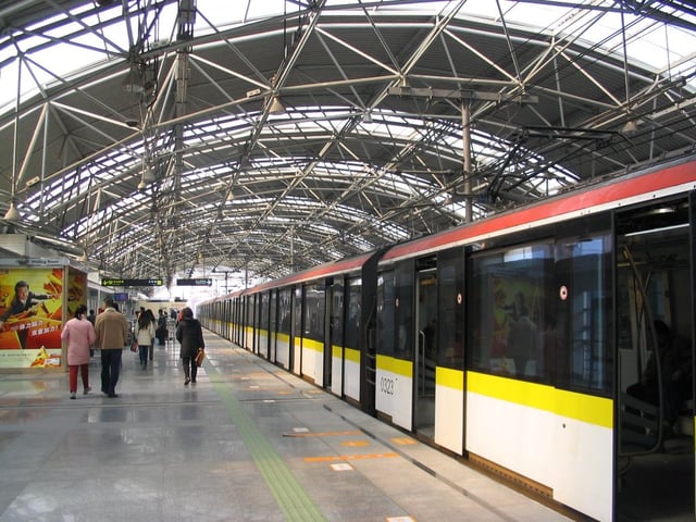 The Shanghai Metro is the largest metro system by route length.
