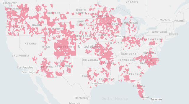 CenturyLink Availability Map by Zip Code