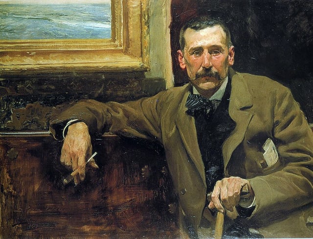 Portrait of Benito Pérez Galdós, by Joaquín Sorolla.
