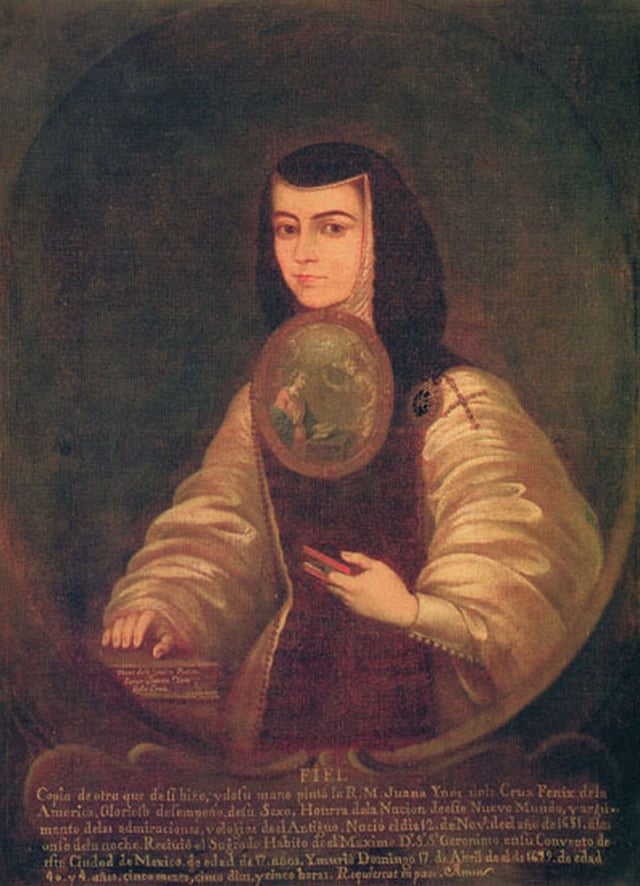 Sor Juana Inés de la Cruz by Friar Miguel de Herrera (1700-1789),