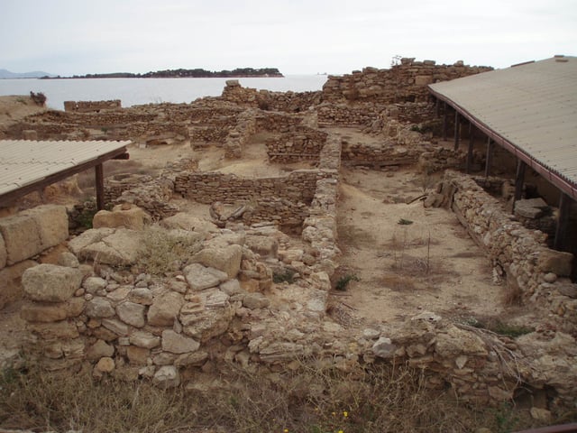Ruins of the ancient Phoenician city of Motya