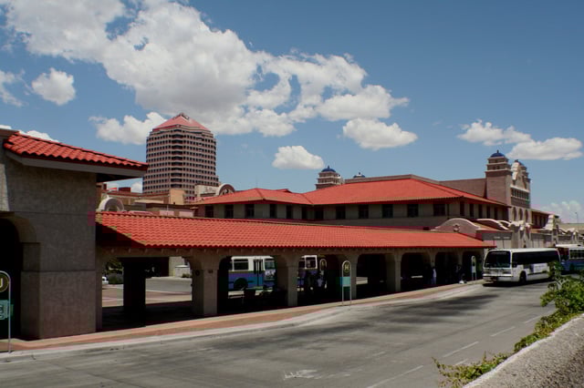 Alvarado Transportation Center, an intermodal transportation hub in downtown Albuquerque