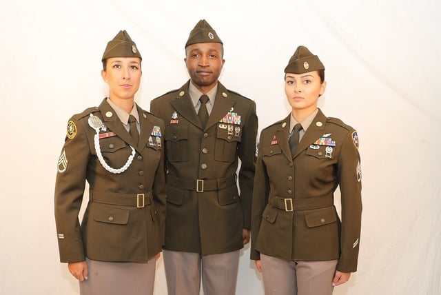 The 2020 Army Greens uniform