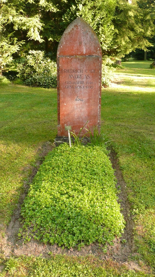 Lou Andreas-Salomé's grave in Göttingen