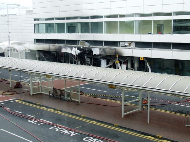 The aftermath of the 2007 Glasgow International Airport attack