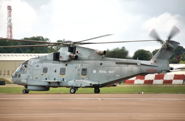 Royal Navy EH-101 Merlin at RIAT 2009