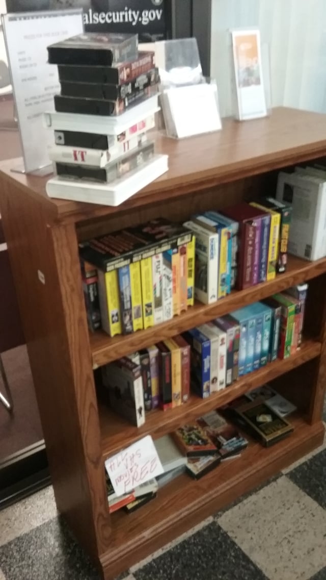 Fig Garden Regional Library, a branch of Fresno County Public Library, is giving away their weeded VHS collections for free.
