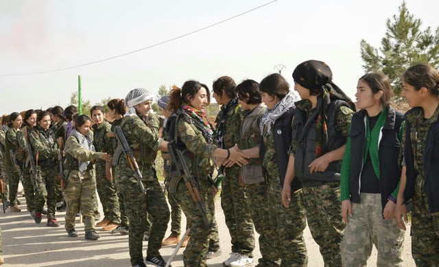 YPG's female fighters in Syria