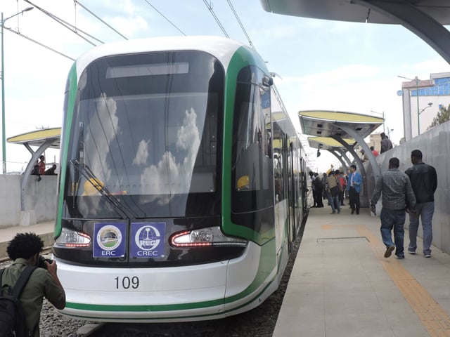 Light rail in Addis Ababa, Ethiopia