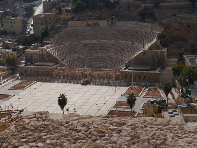 The Roman Theatre built around 100 AD