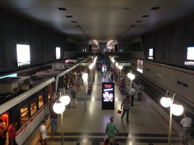 Konak station of the İzmir Metro