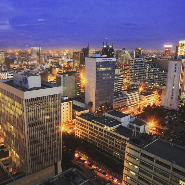 Nairobi is a major financial capital of Africa. It is also one of the most modern cities in Africa.