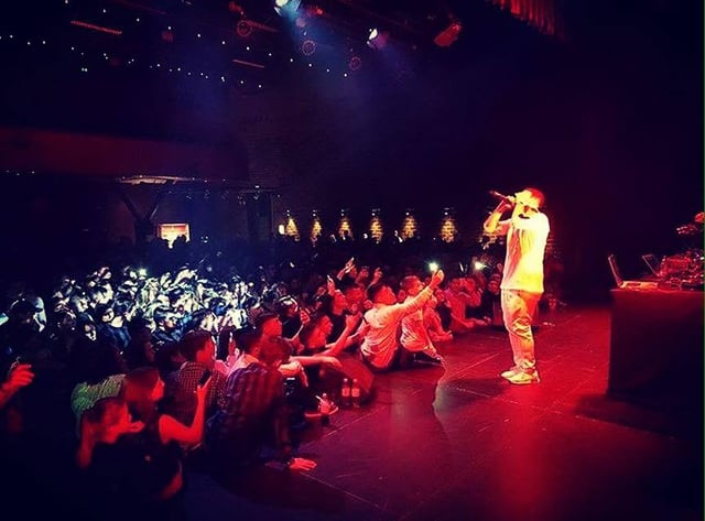 Noizy during his concert in Denmark (2016)