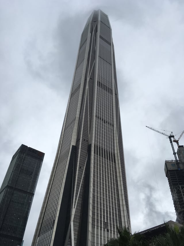 Ping An Finance Centre, 2nd tallest building in China and the 4th tallest in the world