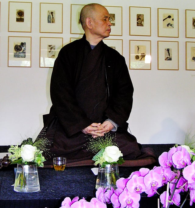 Thích Nhất Hạnh in Vught, the Netherlands, 2006