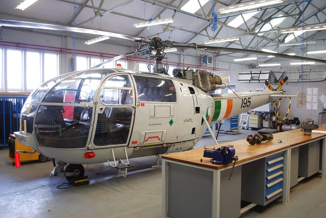 An Irish Air Corps Alouette III, 2011