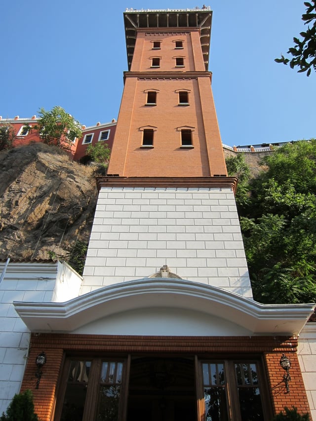 Asansör (1907) offers panoramic views of the city