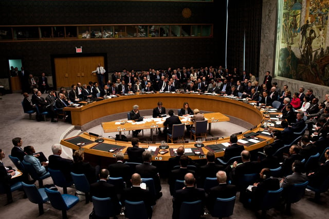 US President Barack Obama chairs a United Nations Security Council meeting