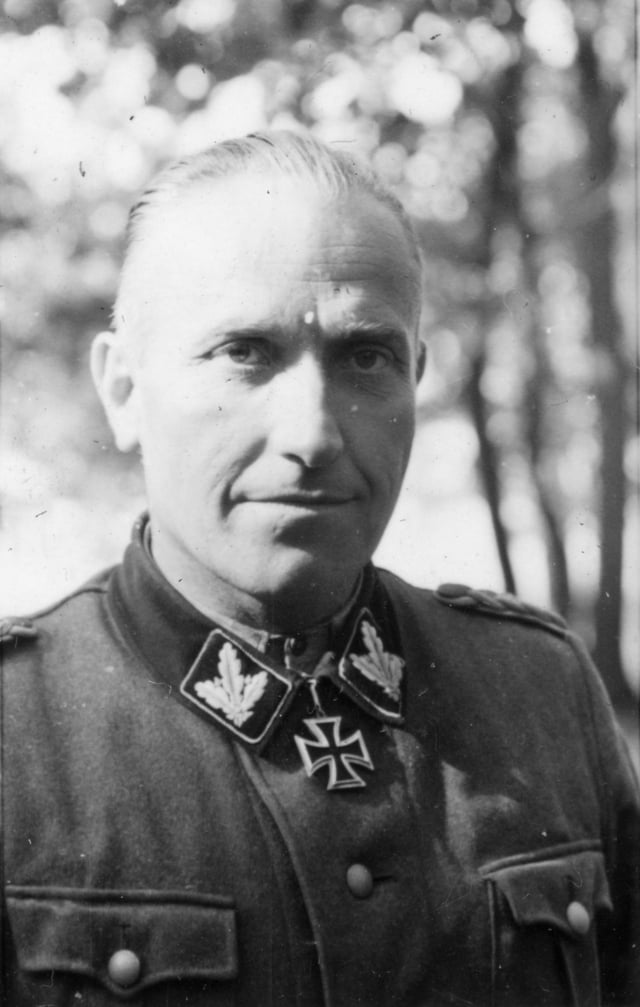 Hermann Prieß here as SS-Brigadeführer and Generalmajor of the Waffen-SS