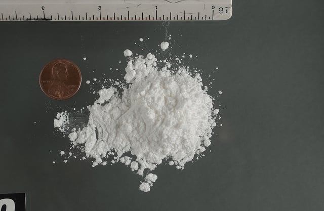 Powder cocaine was manufactured, packaged, and sold by Pablo Escobar and his associates, and eventually distributed to the U.S. drug market.