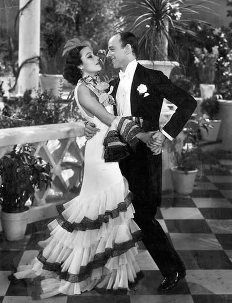 Del Río with Fred Astaire in Flying Down to Rio (1933)