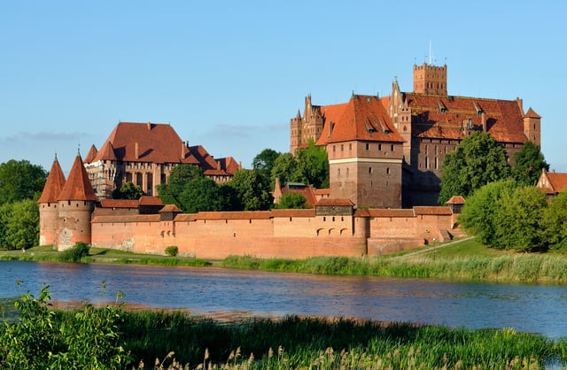 The Teutonic Order's castle at Marienburg