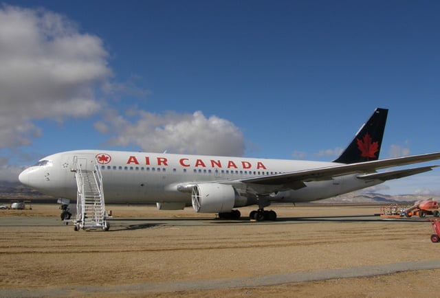 The "Gimli Glider" parked at Mojave Air and Space Port in February 2008