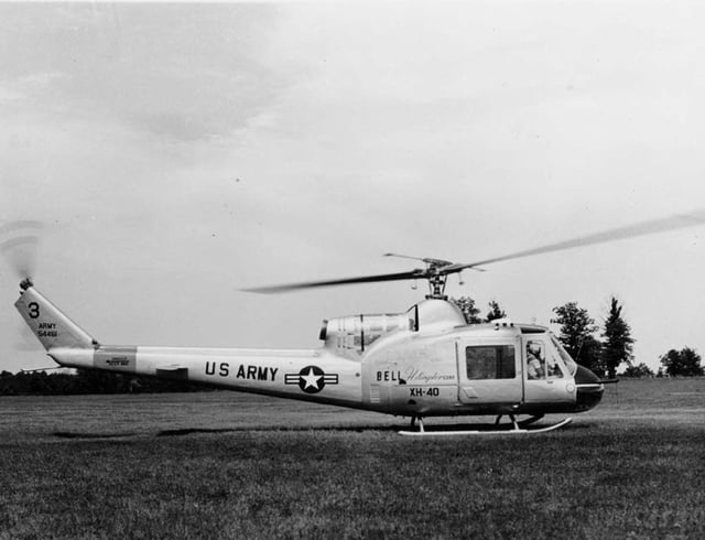 A Bell XH-40, a prototype of the UH-1