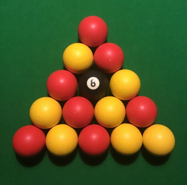 Correct set up for blackball.