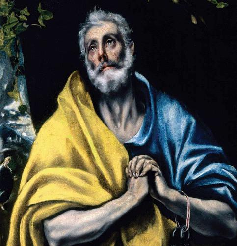 The tears of Saint Peter, by El Greco, late 16th century