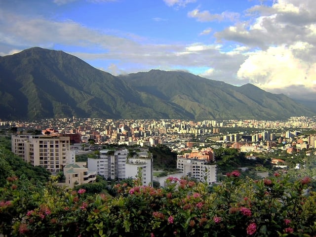 View of the east side of Caracas