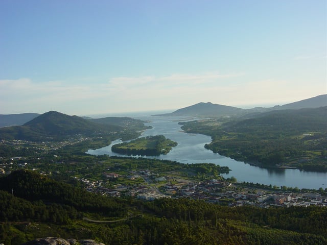 The mouth of the Minho