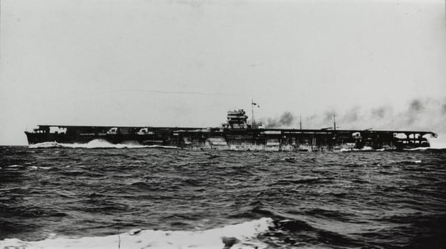 Hiryū running her speed trials, 28 April 1939