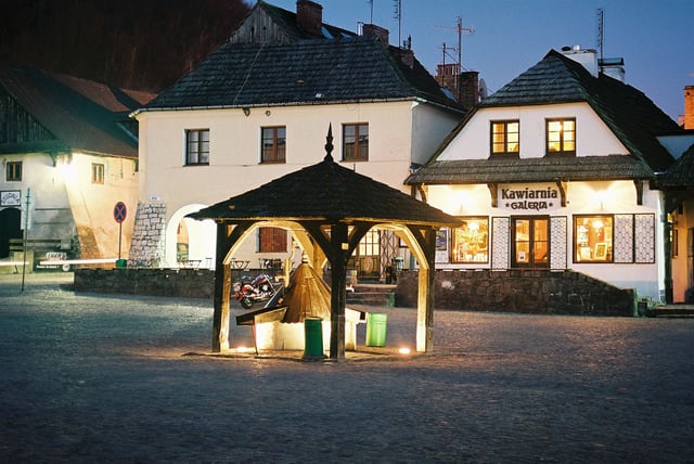 Kazimierz Dolny, a town, exemplifies traditional provincial Polish folk architecture.
